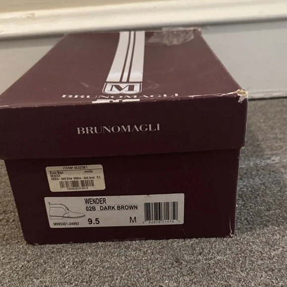 Bruno Magli black calf and burgundy Men\'s Shoe Box Amazon.com | Bruno Magli Men main image 4